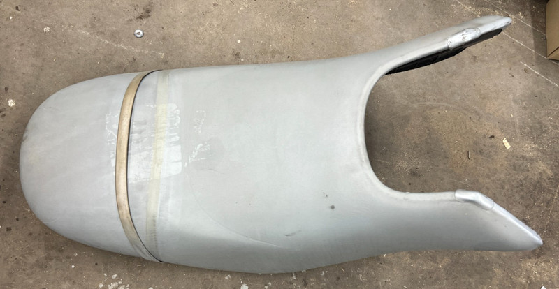 OEM SEADOO 2000-2001 GTX or GTX-DI 951 SILVER FRONT DRIVERS SEAT ASSEMBLY