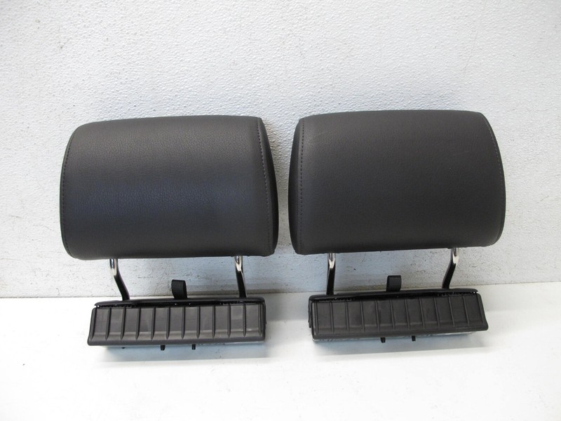07-15 AUDI 4L Q7 SECOND ROW LEFT RIGHT SEAT HEADREST REAR SET OEM 041524
