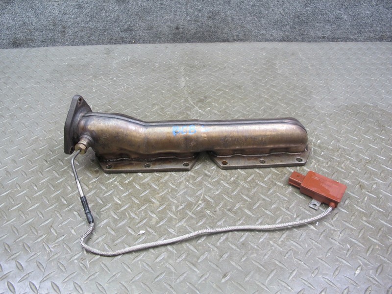 03-12 BENTLEY CONTINENTAL GTC GT FLYING SPUR 6.0 LEFT EXHAUST MANIFOLD W SENSOR