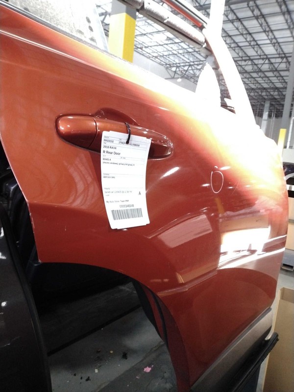 2016 Toyota RAV4 Used Rear Right Door Orange OEM 288778 72000 Miles 1 Ding