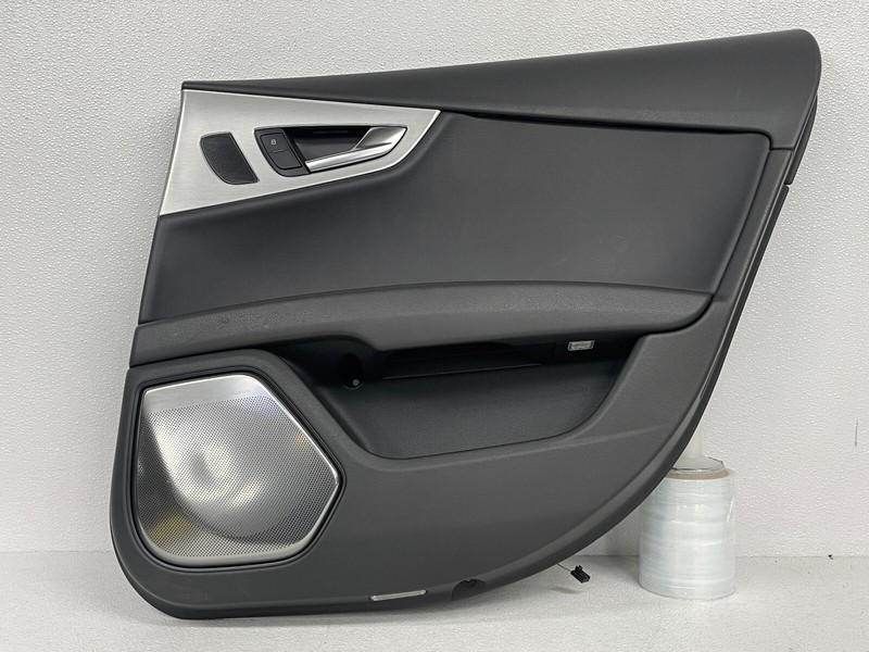 ⭐2012-2015 AUDI A7 S7 RS7 REAR RIGHT INTERIOR DOOR TRIM PANEL BLACK OEM LOT2301