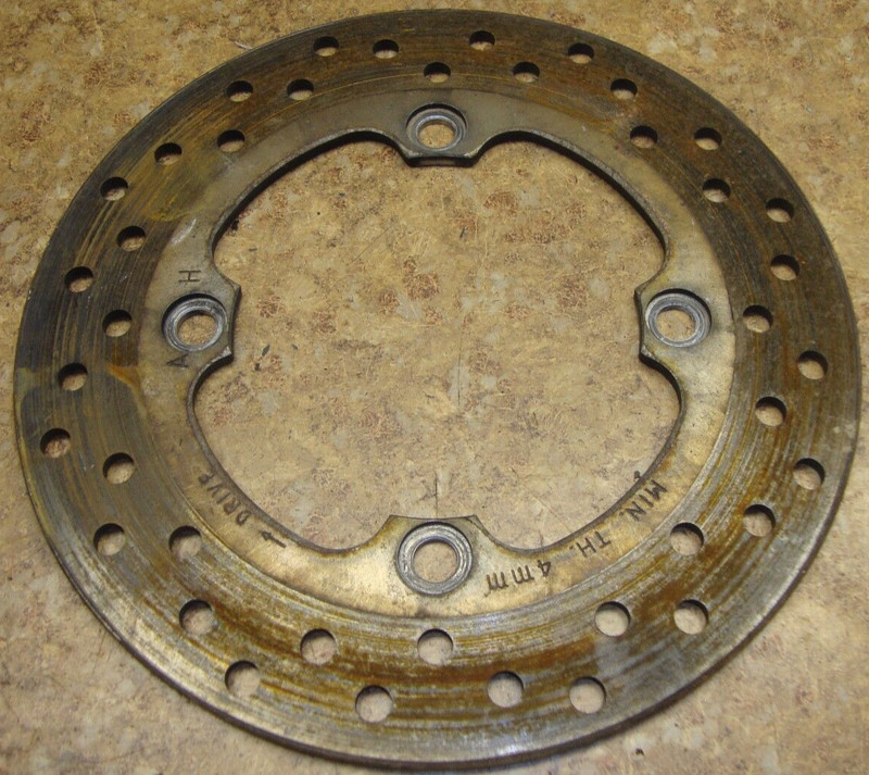 2002 Honda CBR600F4 CBR 600 F4 CBR600 Rear Disk Brake Rotor Back 2003 02 03 L5