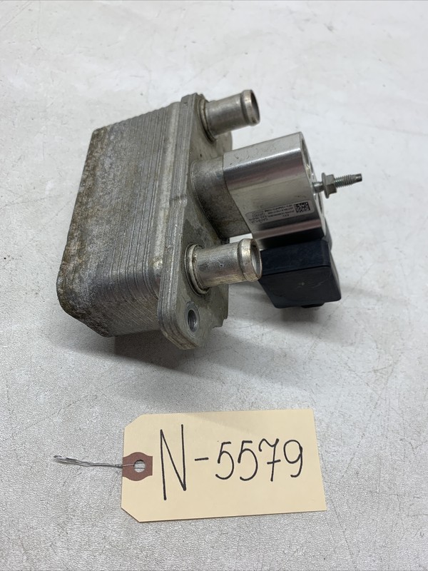 17-20 TESLA S 42K Mi BATTERY CHILLER HEAT EXHANGER OIL COOLER AC A/C 5579 B88