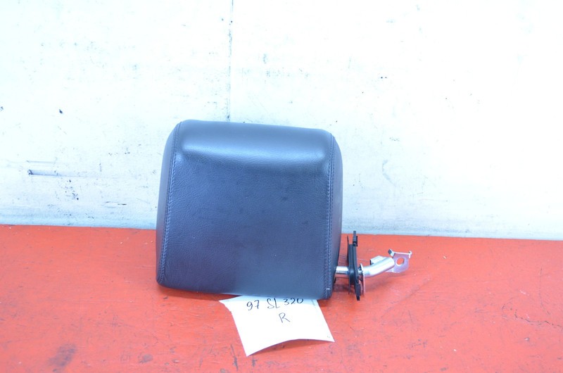 96-02 MERCEDES-BENZ R129 SL320 FRONT RIGHT PASSENGER SEAT HEADREST BLACK OEM