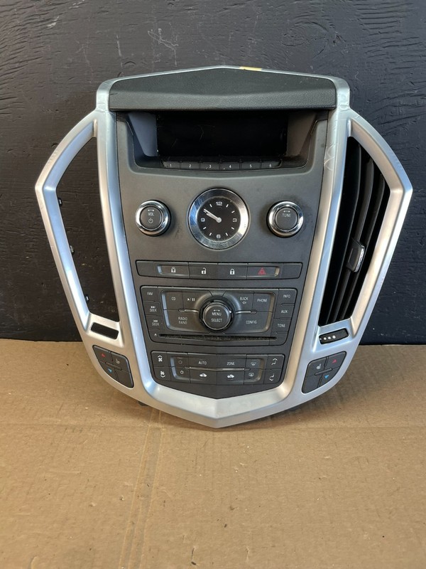 2011-2012 Cadillac SRX A/C Heater Radio Climate Control Panel Bezel OE AC2280 DG