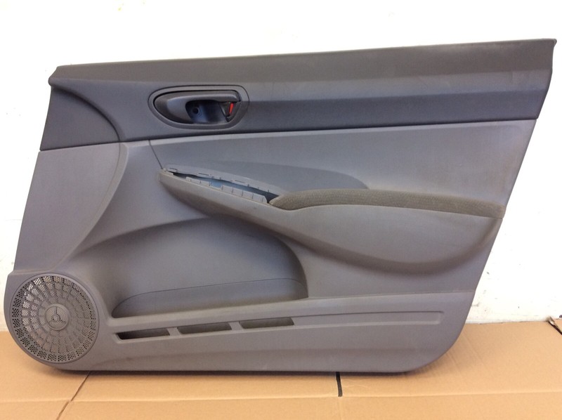 06-11 Civic 4Dr DX Right Front Passenger Side Door Panel Lining Gray Liner OEM