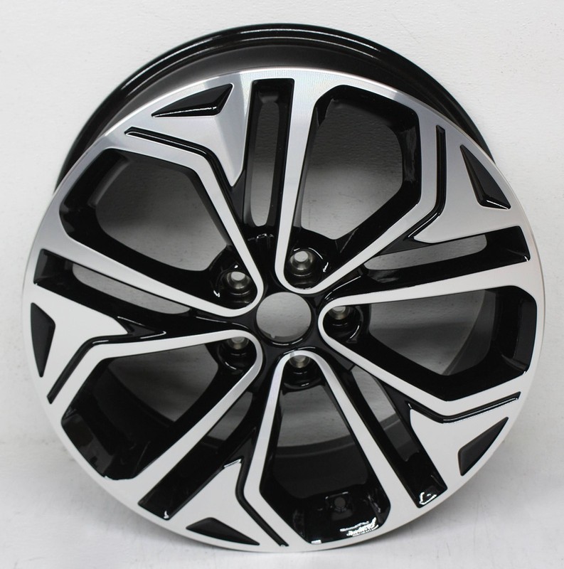 OEM 19 Inch Alloy Wheel For Hyundai Santa Fe Machined Face Black Inserts