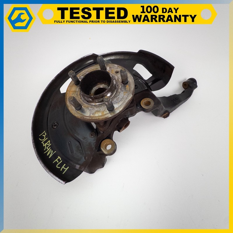 10-16 LAND ROVER L319 LR4 FRONT LEFT SIDE SPINDLE KNUCKLE HUB W/ SHIELD OEM