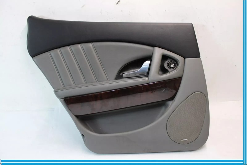 03-13 Maserati Quattroporte M139 Rear Left Driver Side Interior Door Panel OEM