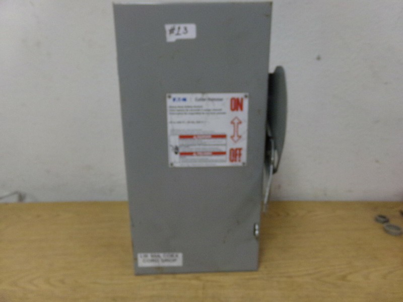 Eaton Cutler hammer Heavy Duty Safety Switch 60A 600V Series B DH362FGK