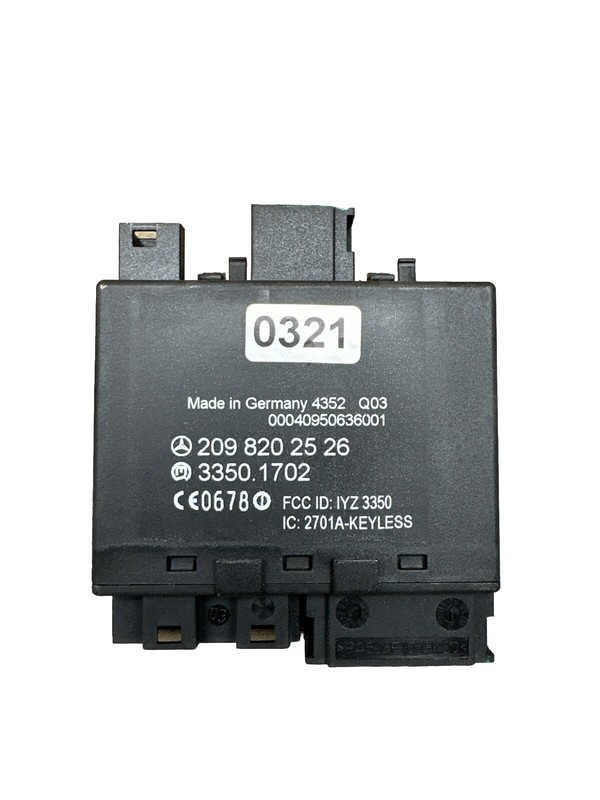 ✅ 03-09 Mercedes W209 CLK350 CLK500 CLK55 Keyless Go Control Module 2098202526