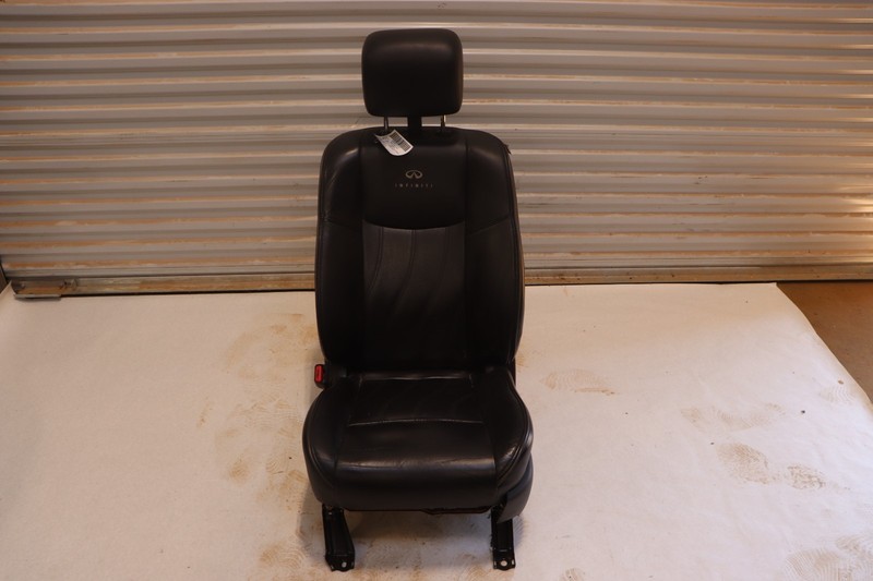 2013 INFINITI JX35 FRONT LEFT DRIVER SIDE SEAT LEATHER BLACK W/ DISPLAY OEM