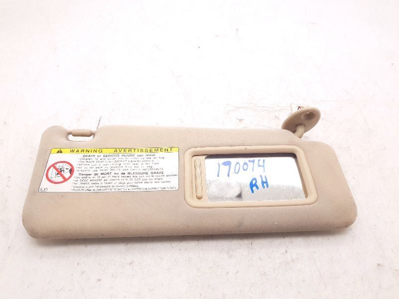 Passenger Right Sun Visor Illuminated Fits 06 LEXUS IS250 74310-53150-A0