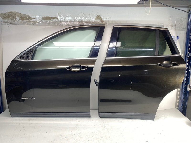 16-22 BMW F48 X1 Front & Rear Left Driver Side Door Shell Set Brown (C07) OEM✅