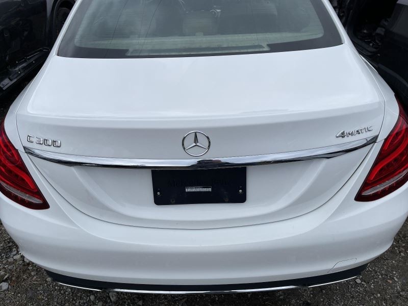 2015-2021 Mercedes C-Class Deck Lid Polar White With Out Spoiler