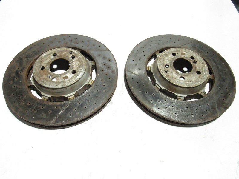 Mercedes E63 S W213 2020 Front Brake Rotor Disc Set 2 PCS 18-23 ;#3
