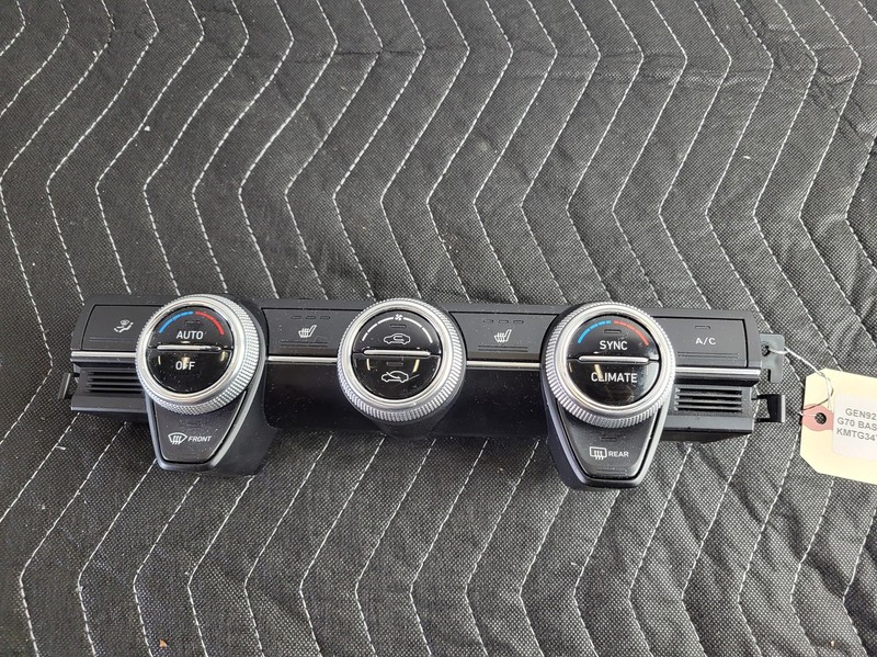 Used Oem Genesis G70 A/C Heater Climate Temperature Control for 2021-2023 G70