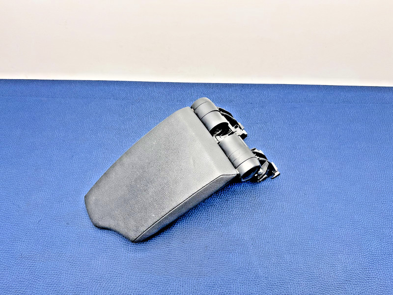 08-14 BMW E82 E87 LCI E88 128 135i Center Console Armrest Tray Black Leather OEM