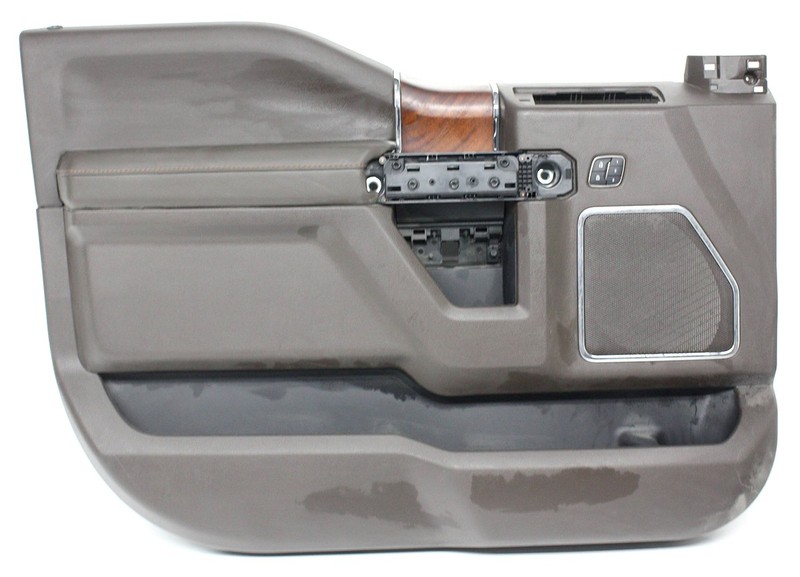 OEM Left Driver Side Front Door Trim Panel For Ford F150 King Ranch Brown