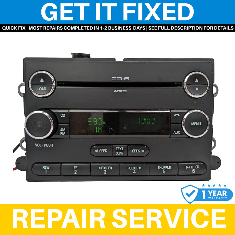 2004 -2010 Ford Lincoln Mercury Radio Stereo Am Fm -REPAIR SERVICE!