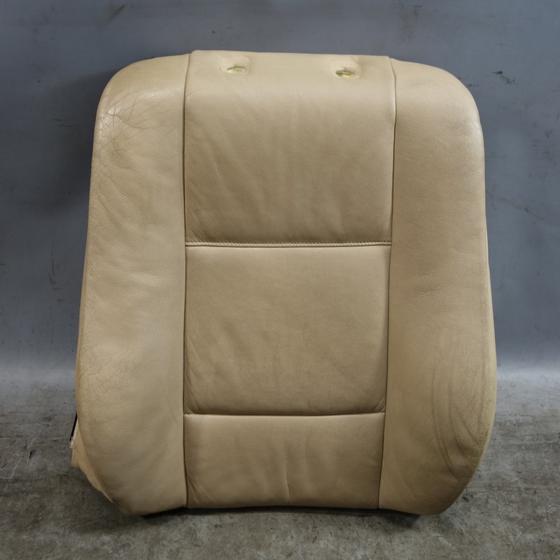 99-05 BMW E46 3-Series 4-Door Front Seat Backrest Cushion Pad Beige Leather OE