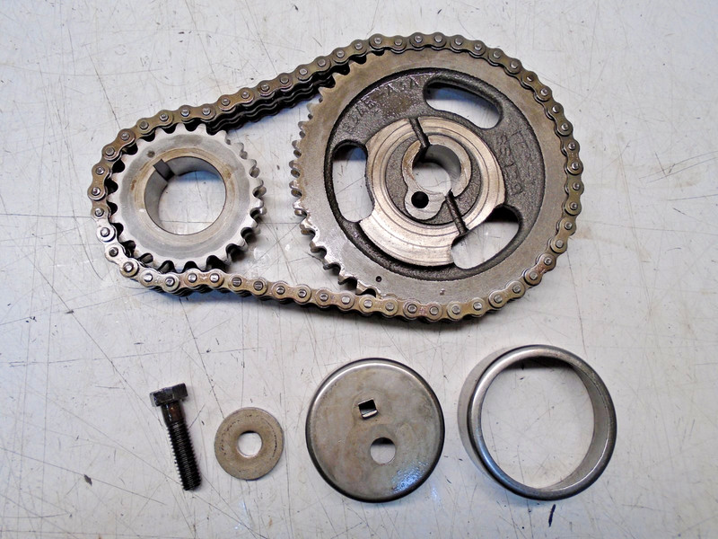 D4 OMC 5.8L 5.0L 0913725 0986094 351 302 Crank & Camshaft Sprocket Timing Chain