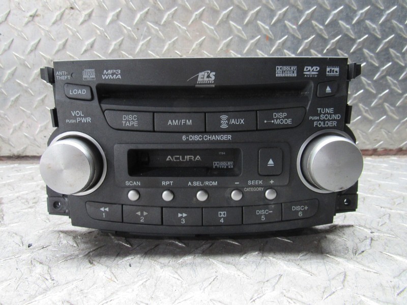 07 08 ACURA TL RADIO CD PLAYER FM AM RECEIVER DVD6 39100-SEP-A500 3.2L
