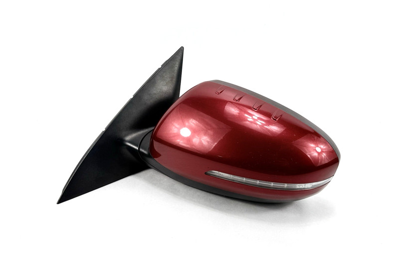 2011-2013 Kia Optima Left Driver Side View Power Mirror Remington Red *8-Pin OEM