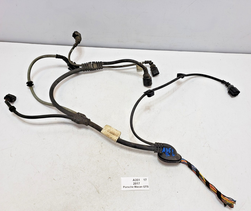 ✅ 15-18 OEM Porsche Macan GTS 95B Rear Left Driver ABS Speed Sensor Wiring 34k