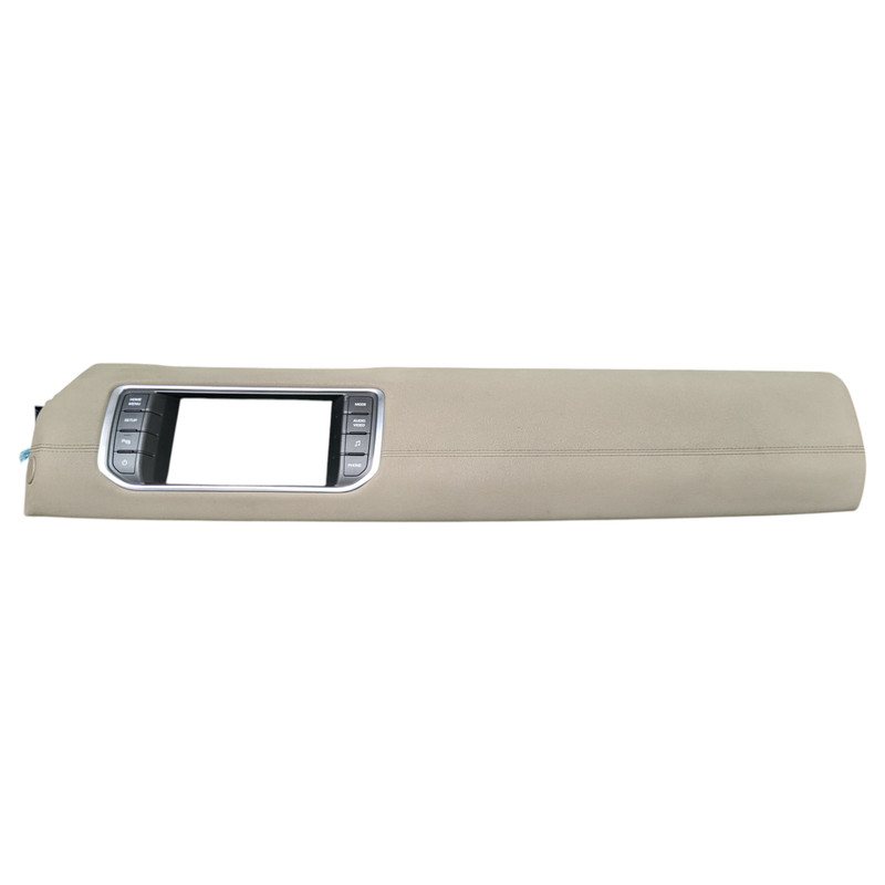 12-13 Range Rover Evoque L538 Dashboard Screen Trim Cover Bezel Switch Beige OEM