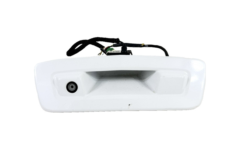 2009–2012 Chevy Traverse Rear Liftgate Trunk Handle w/ Camera White OEM