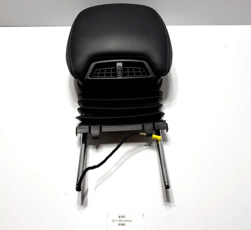 ✅ 11-13 OEM Mercedes A207 E550 Front Right Passenger Seat Headrest Leather Black