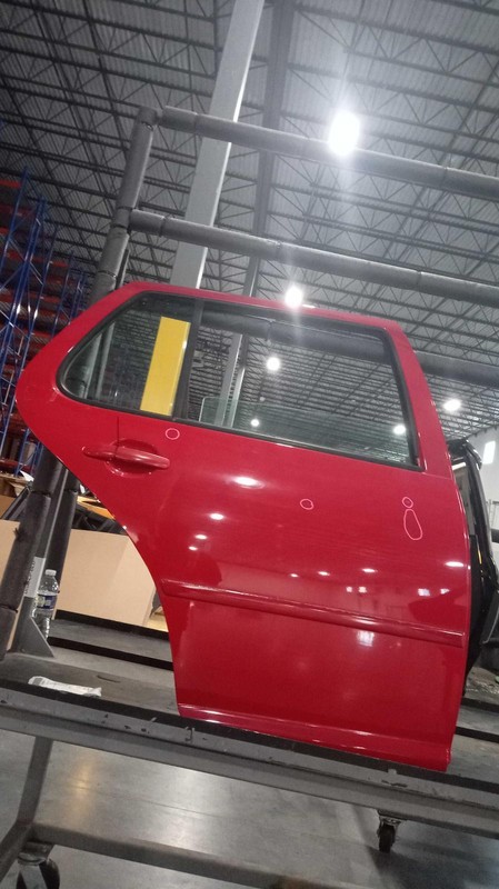 2002 Volkswagen Golf Rear Right Door Red OEM 371550, 180K Miles, Used