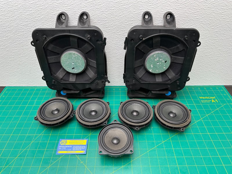 16-23 BMW X1 X2 F48 F39 RADIO STEREO SUB SUBWOOFER SPEAKER SET OF 7 OEM