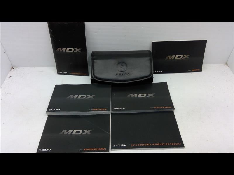Owners Manual For 2014 ACURA MDX 700470