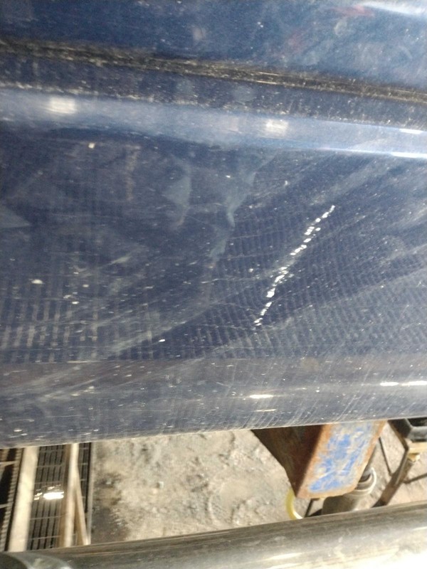 2010 Ford F150 Pickup Left Door Blue Crease Damage OEM 402507 4DR PU