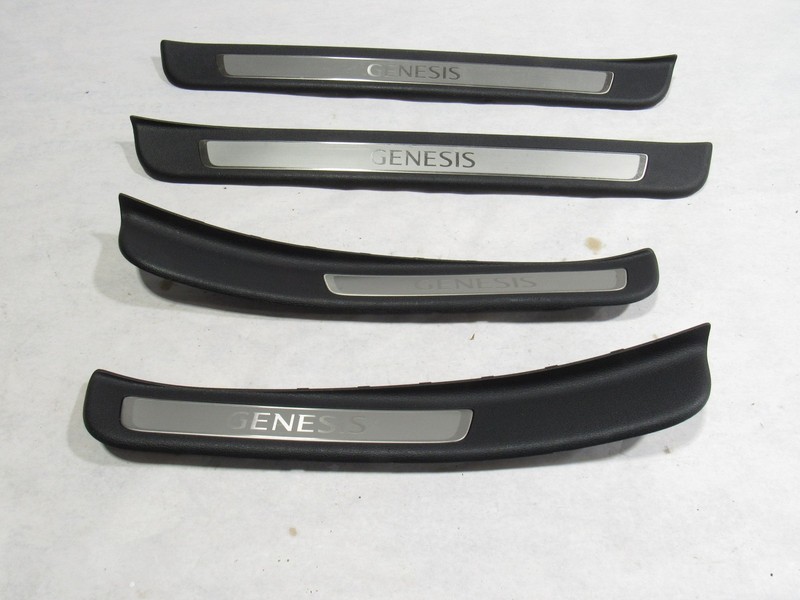 17-20 Genesis G80 2017 Front Rear Right Left Door Sill Scuff Plate Set 4 PCS ;:O
