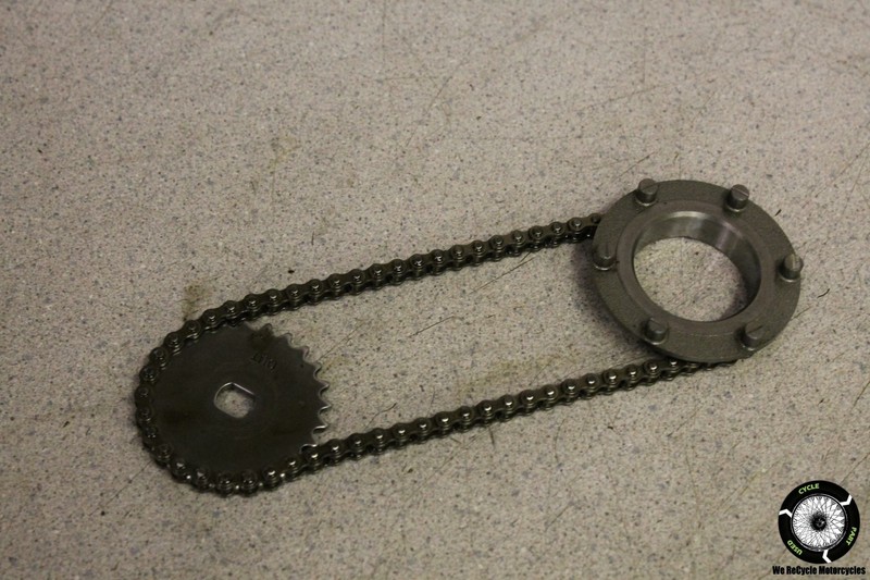 2006 Triumph Rocket III Classic 3 OIL WATER PUMP DRIVE CHAIN GEAR 06