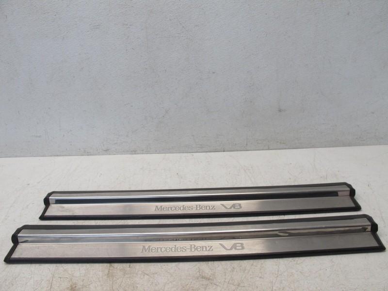 99-03 MERCEDES W208 V8 CLK430 DOOR SILL TRIM SCUFF COVER RIGHT LEFT OEM 0724C