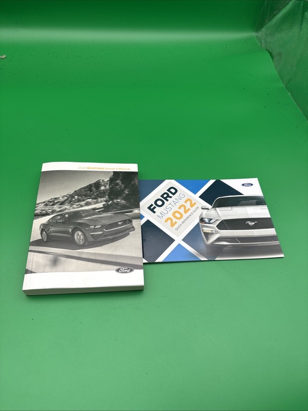 2022 FORD MUSTANG OWNERS MANUAL Quick Reference Guide With Case Included