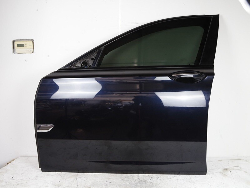 13-15 BMW 750i 750Li F01 F02 FRONT LEFT COMPLETE DOOR CARBON BLACK METALLIC 416