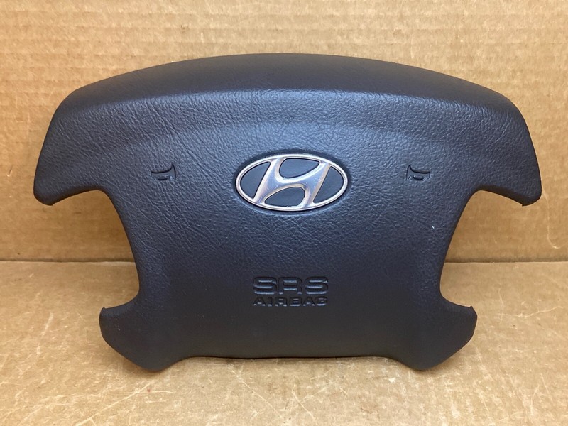 09-10 Hyundai Sonata Front Left Driver Side Steering Wheel Air Bag Airbag Brown