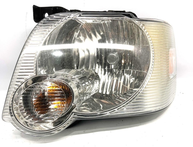 2006-2010 Ford Explorer Left Driver Side LH Halogen Headlight Clear Background