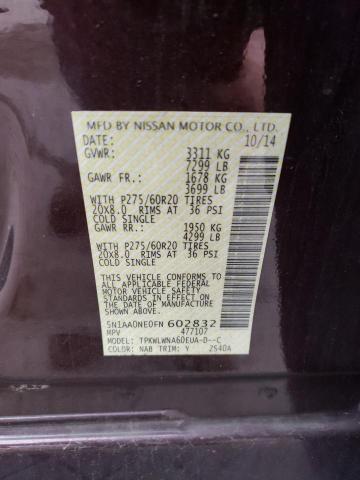 2015 Nissan Armada Transfer Case Assembly OEM 331007S11A Maroon 135K Miles