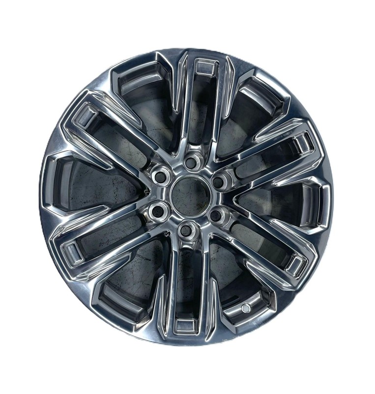 2021-2024 GMC Yukon & XL Alloy 20x9 12 Spoke Polished Wheel Opt Nzg 84647039 OEM