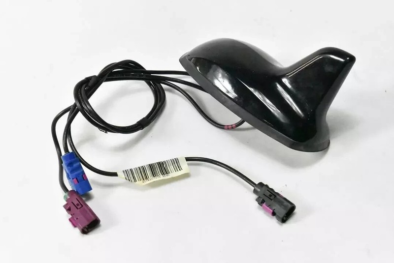 12-17 Mercedes E400 E550 Convertible Shark Fin Radio Antenna Black OEM