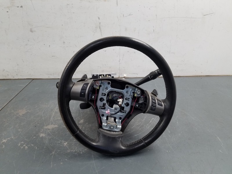 2010 Chevy Corvette C6 Grand Sport Leather Steering Wheel / Column #8250 D7