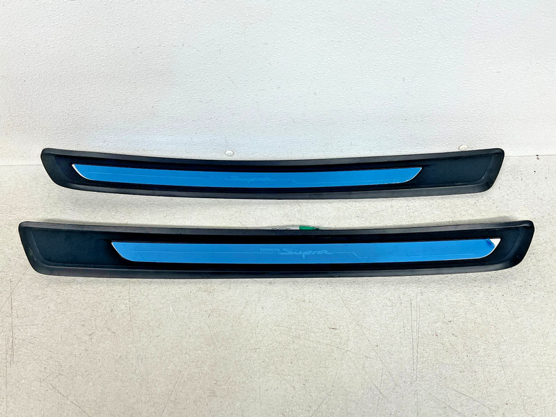 ⭐2021-2023 TOYOTA SUPRA A91 FRONT LEFT & RIGHT DOOR SILL TRIM COVER SET LOT2701