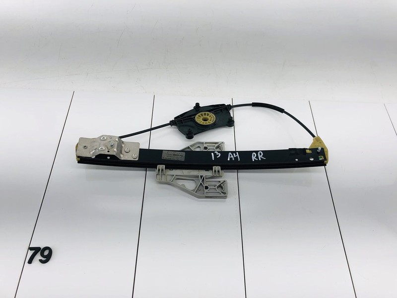 09-16 AUDI A4 QUATTRO REAR RIGHT PASSENGER SIDE DOOR WINDOW REGULATOR OEM