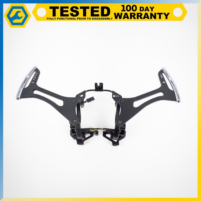 08-19 MASERATI GRANTURISMO STEERING WHEEL PADDLE SHIFTERS SET ASSEMBLY OEM
